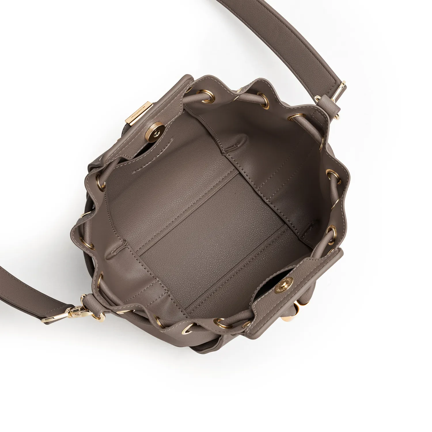 ESBUCKET MINI BUCKET BAG - MOCHA
